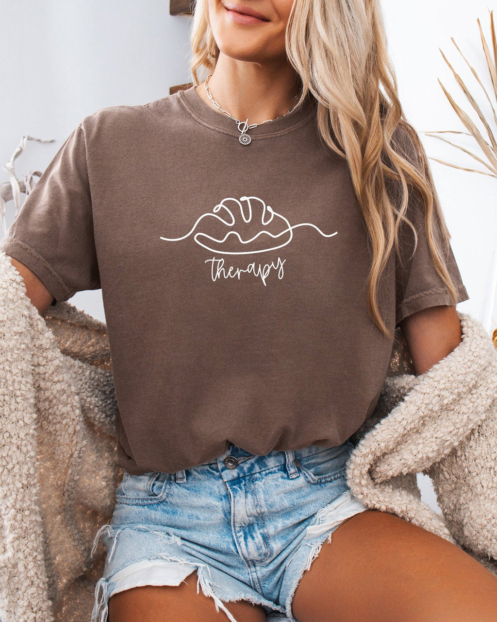 Bread Therapy Sourdough Comfort Colors Garment-Dyed T-Shirt – Home Baker Graphic Tee