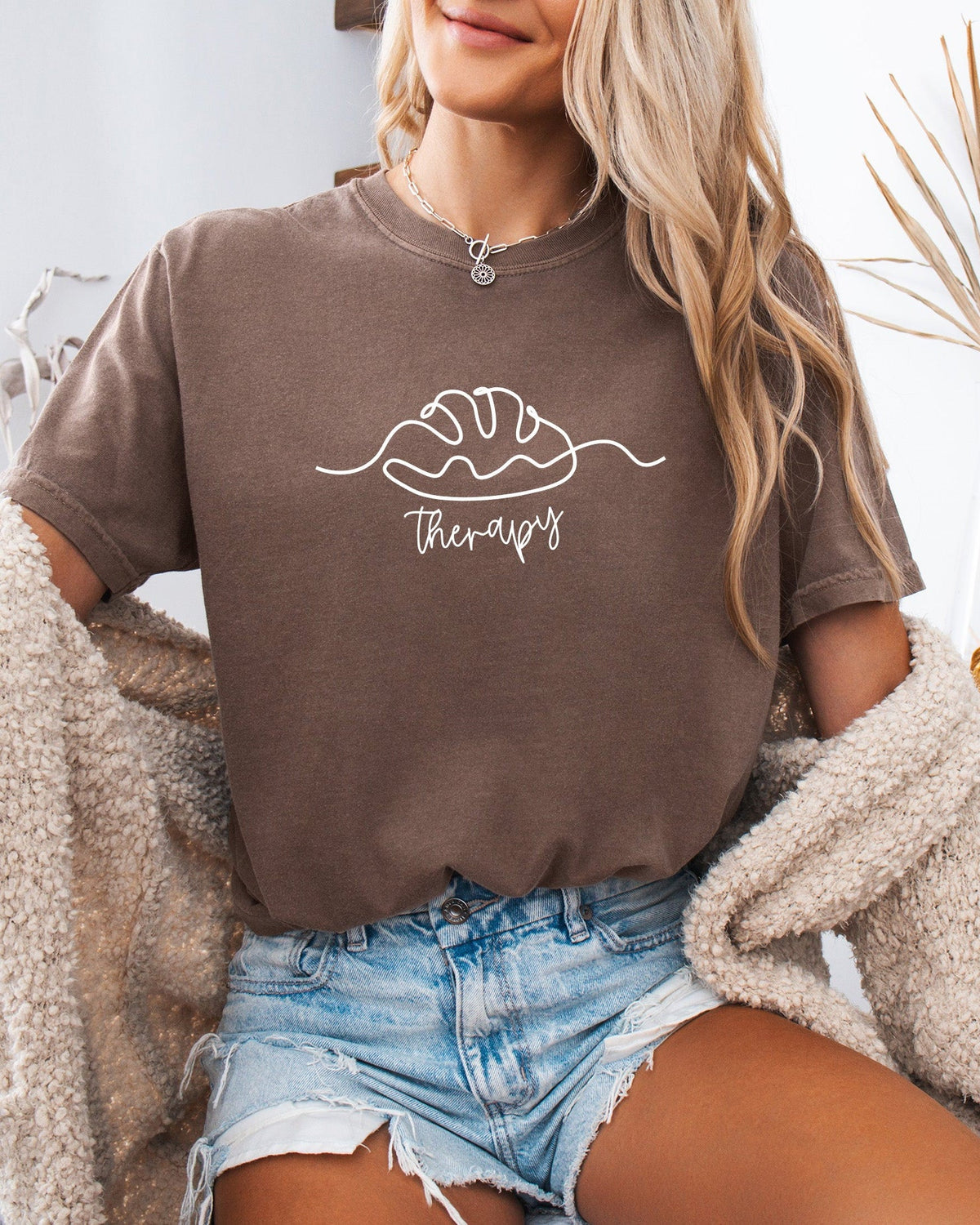 Bread Therapy Sourdough Comfort Colors Garment-Dyed T-Shirt – Home Baker Graphic Tee