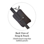 Clip & Go - Brushed Vegan Leather Strap