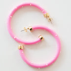 Hoops - Bubble Gum with Pearls