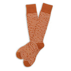 CiderOrange Broken Stripe Dress Socks