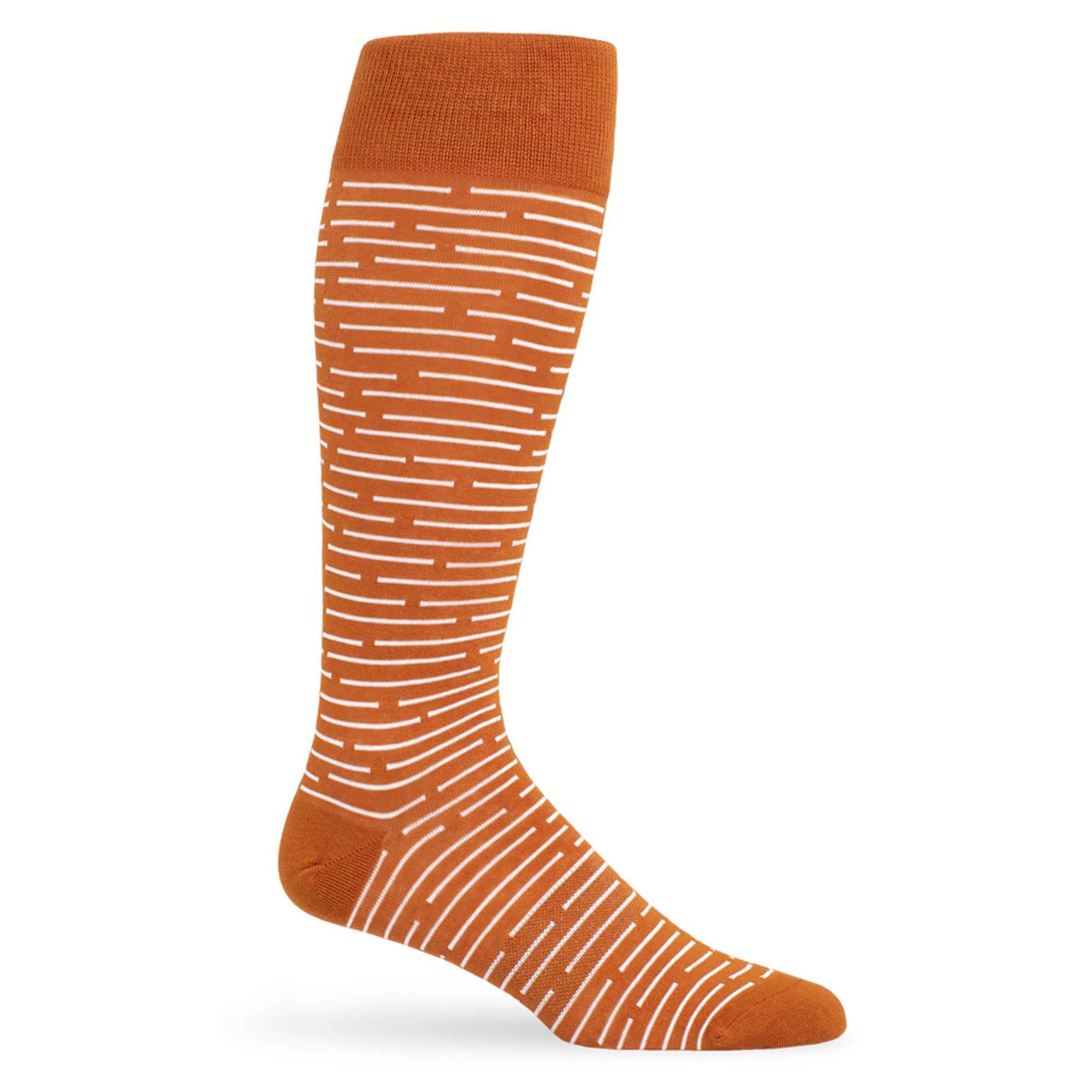 CiderOrange Broken Stripe Dress Socks