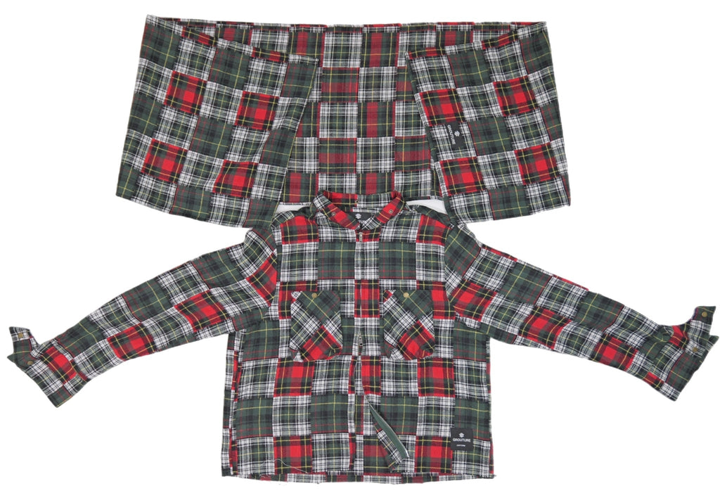 Multi Plaid Scarf Flannel