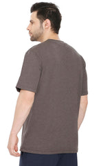 Men's Heavyweight Short Sleeve V-Neck T-Shirt with Chest Pocket