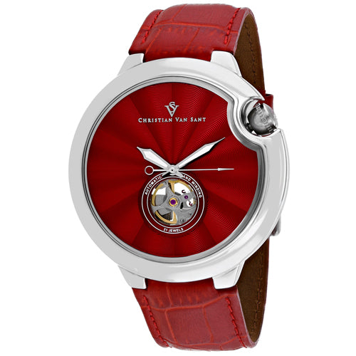Christian Van Sant Men's Cyclone Automatic - Red