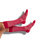 Cardinal / White Mixed Socks 8 Pack
