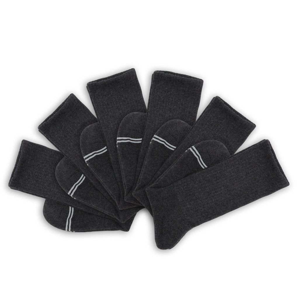 Charcoal Casual Crew 6-Pack