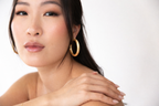 Hoops - Brushed Gold