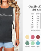 Chicago Illinois State City Comfort Colors Tank Top – USA Travel Graphic Summer Essential