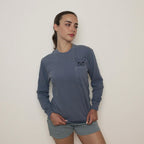 Chihuahua Dog Mom Pocket Comfort Colors Long Sleeve Shirt