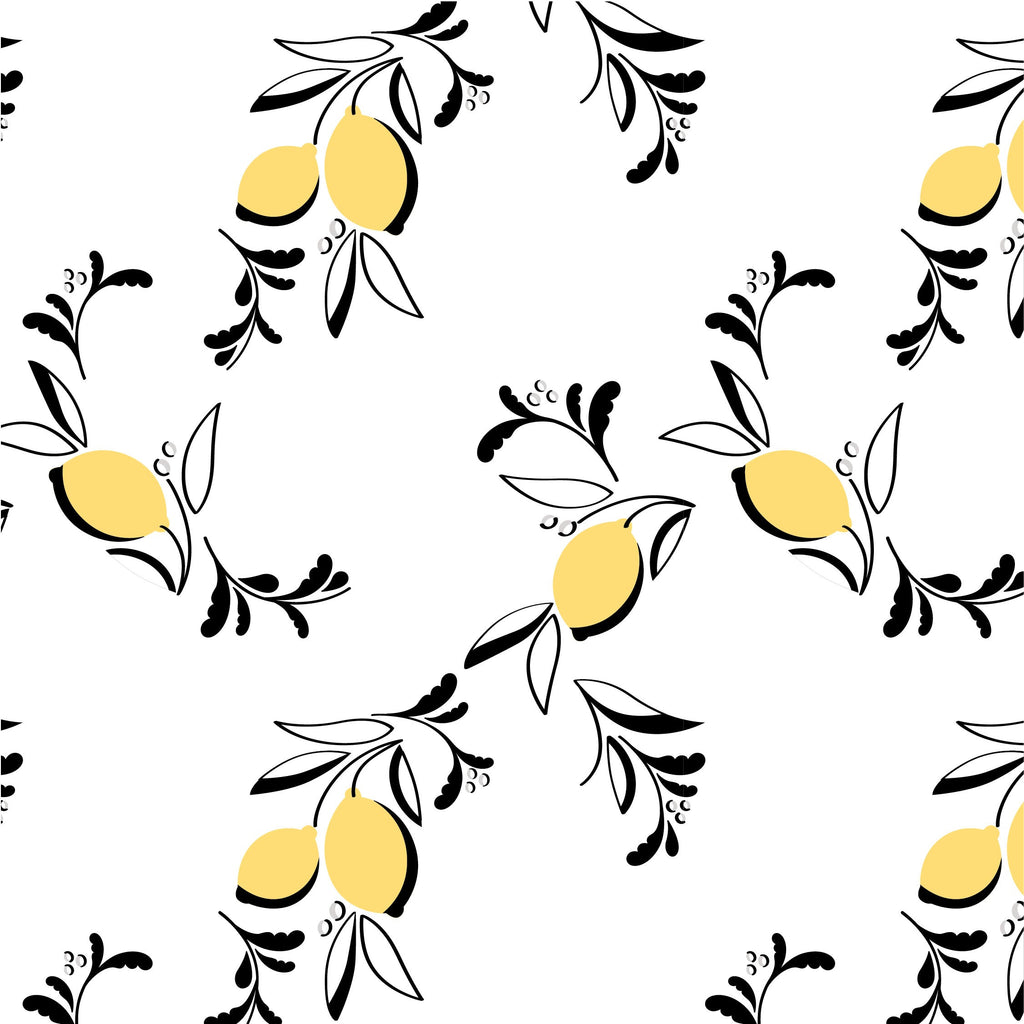 Amalfi Coast Lemon White Two-Piece Set
