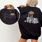 Classic Peterbilt Truck Sweatshirt | Vintage Diesel Graphic Crewneck