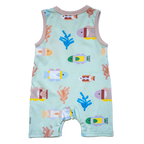 Cleo baby romper shorts | Origami Ocean