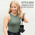 Clip & Go Strap w/Zippered Pouch XOXO