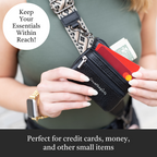 Clip & Go Strap w/Zippered Pouch XOXO