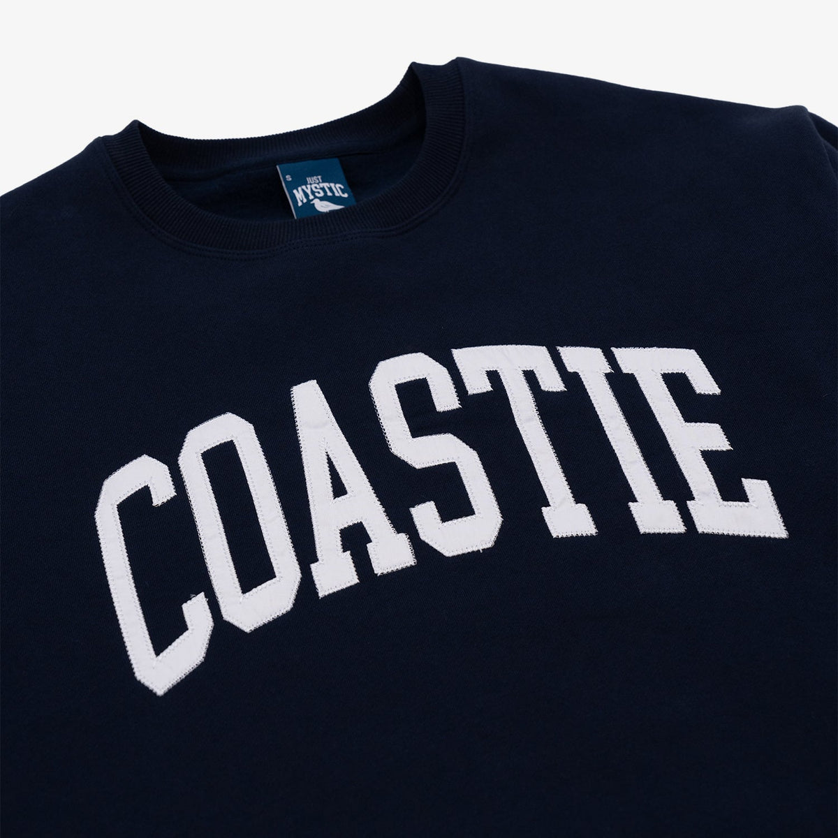 Coastie Embroidered Crewneck - Navy