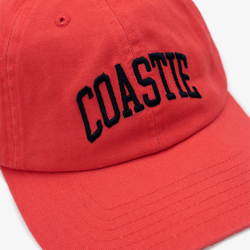 Coastie Dad Hat - Coral Red