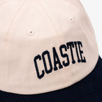 Coastie Ultrasuede Snapback Hat - Navy/White