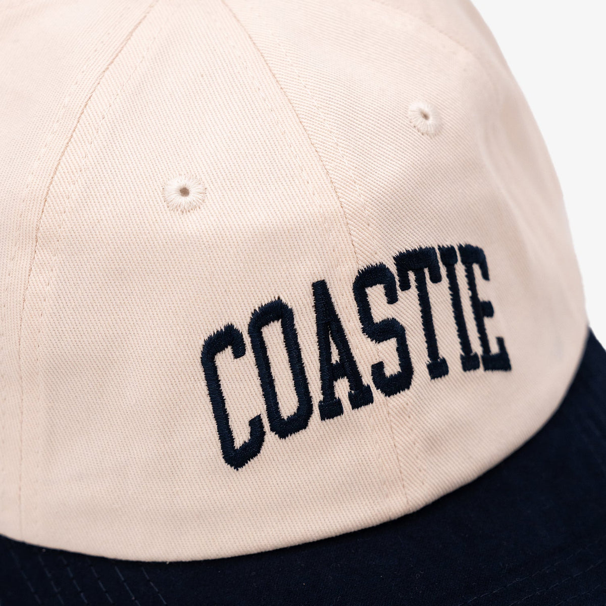 Coastie Ultrasuede Snapback Hat - Navy/White