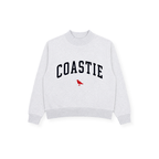 Coastie Embroidered Mockneck Sweatshirt