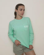 Comfort Colors Cute Mama Pocket Long Sleeve Shirt