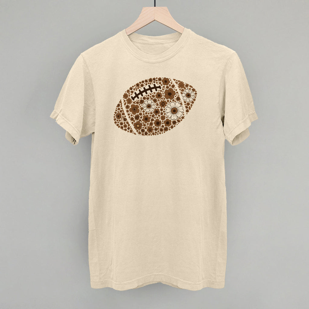 Floral Football Brown