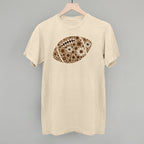 Floral Football Brown