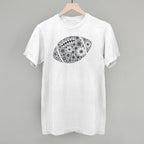 Floral Football Grey
