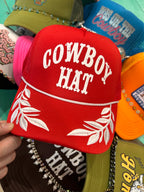Cowboy Hat Trucker Hat