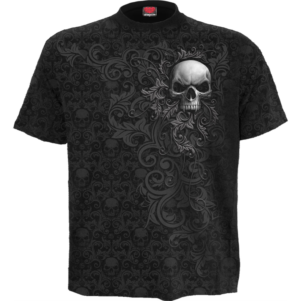 Spiral - Skull Scroll - Scroll Impression T-Shirt - S