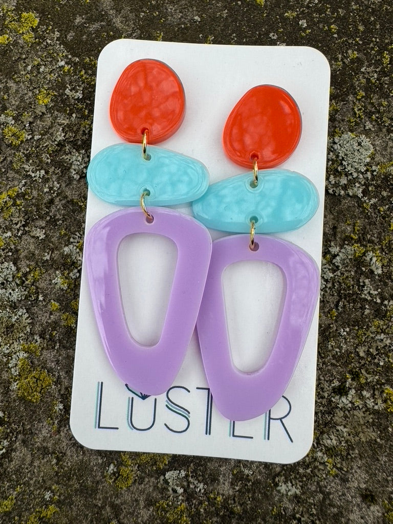 Bold Acrylic Earrings