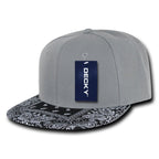 DECKY Bandanna Snapback, Grey/Black, One Size