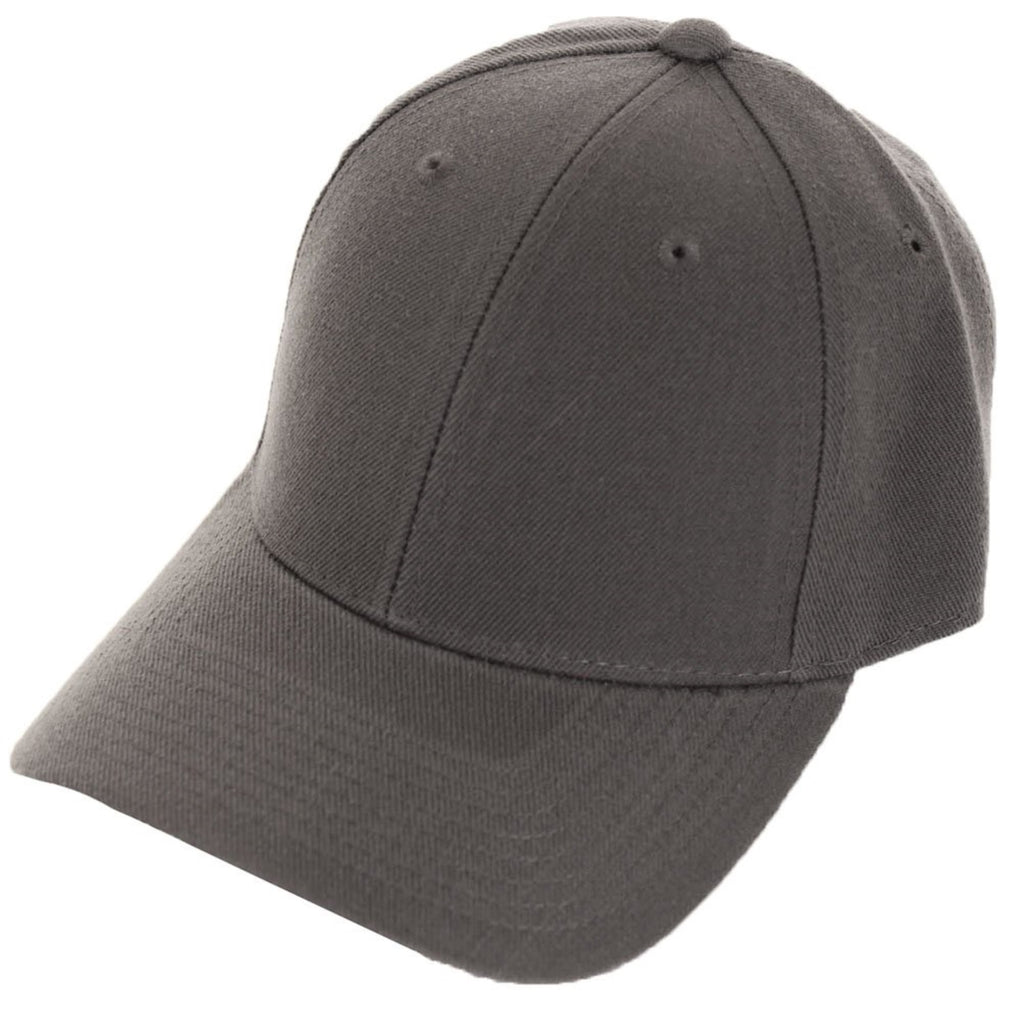 DECKY Fitted Cap, Charcoal, 7 5/8