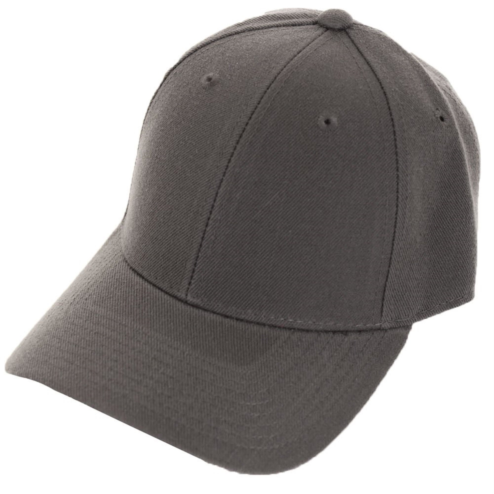 DECKY Fitted Cap, Charcoal, 7 5/8