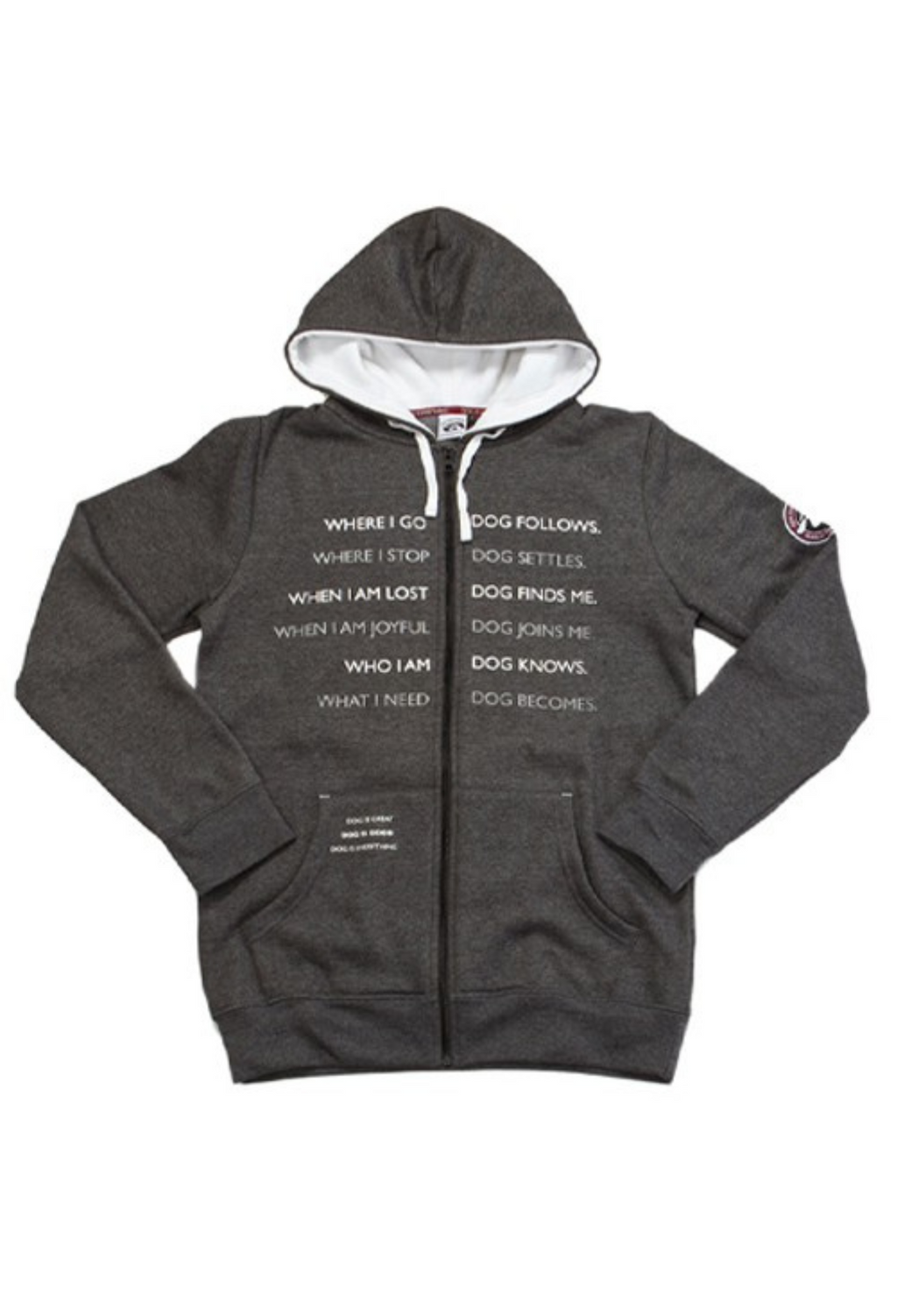 Zip Hoodie: Dog Codependent