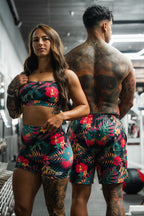 Men's Performance Training Shorts | 5.5"- Tropical Assassin