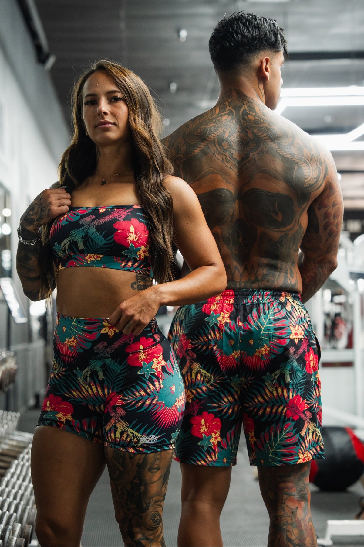 Men's Performance Training Shorts | 5.5"- Tropical Assassin
