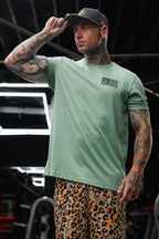 Loaded Leopard LHSG - Seafoam Green Tee