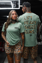 Loaded Leopard LHSG - Seafoam Green Tee