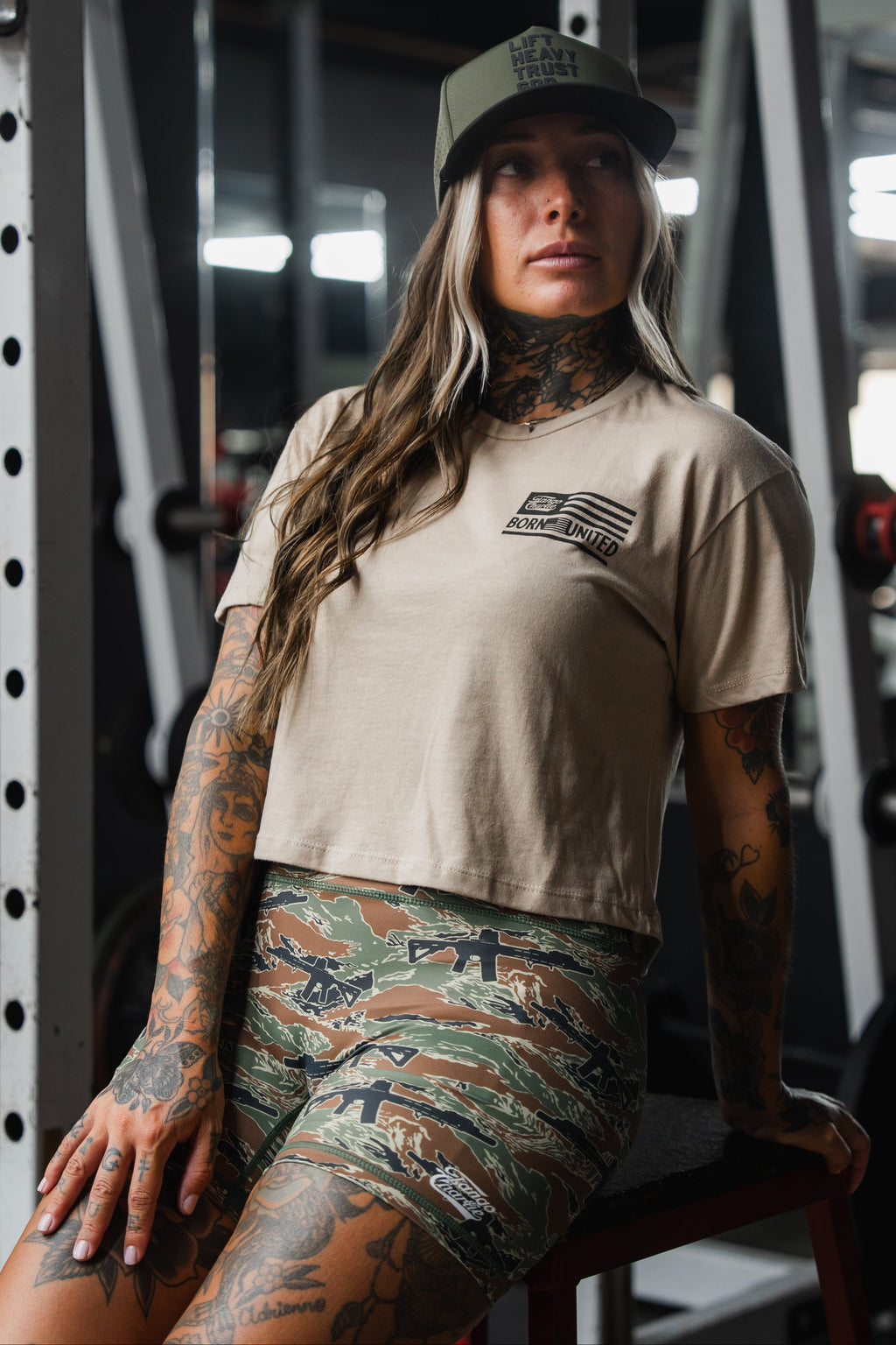 Stripes & Snipes LHSG - Women's Crop Tee