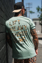 Loaded Leopard LHSG - Seafoam Green Tee
