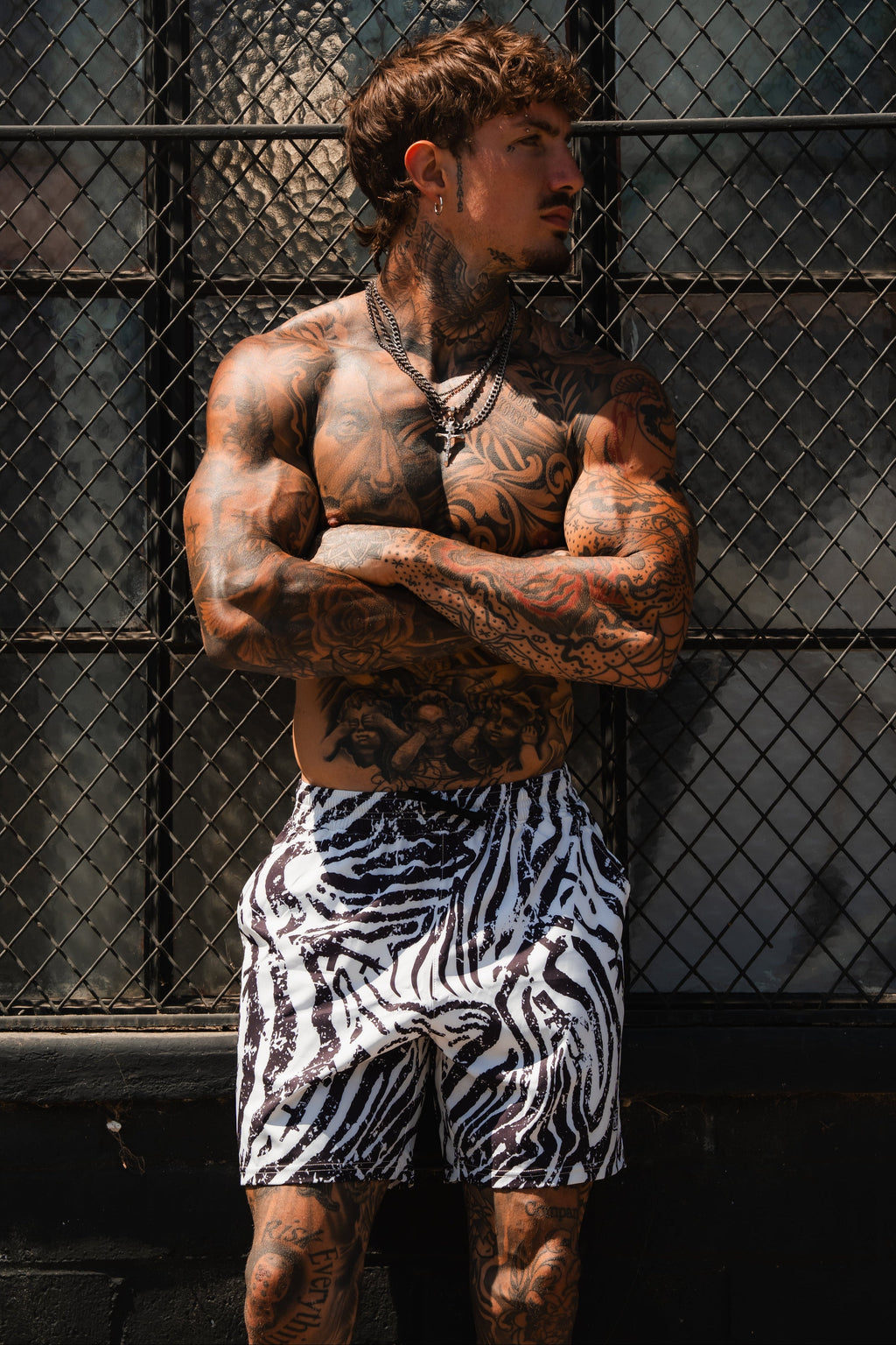 Men's Performance Training Shorts | 5.5"- Zebra Ops