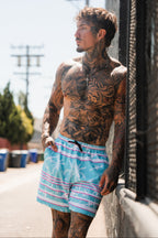Men's Performance Training Shorts | 5.5"- Miami Vice Mayhem