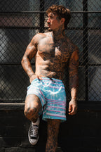 Men's Performance Training Shorts | 5.5"- Miami Vice Mayhem