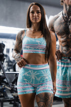 Straight Strap Sports Bra | Miami Vice Mayhem