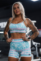 Straight Strap Sports Bra | Miami Vice Mayhem