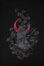 ET524 Moon Fox Embroidered Tee