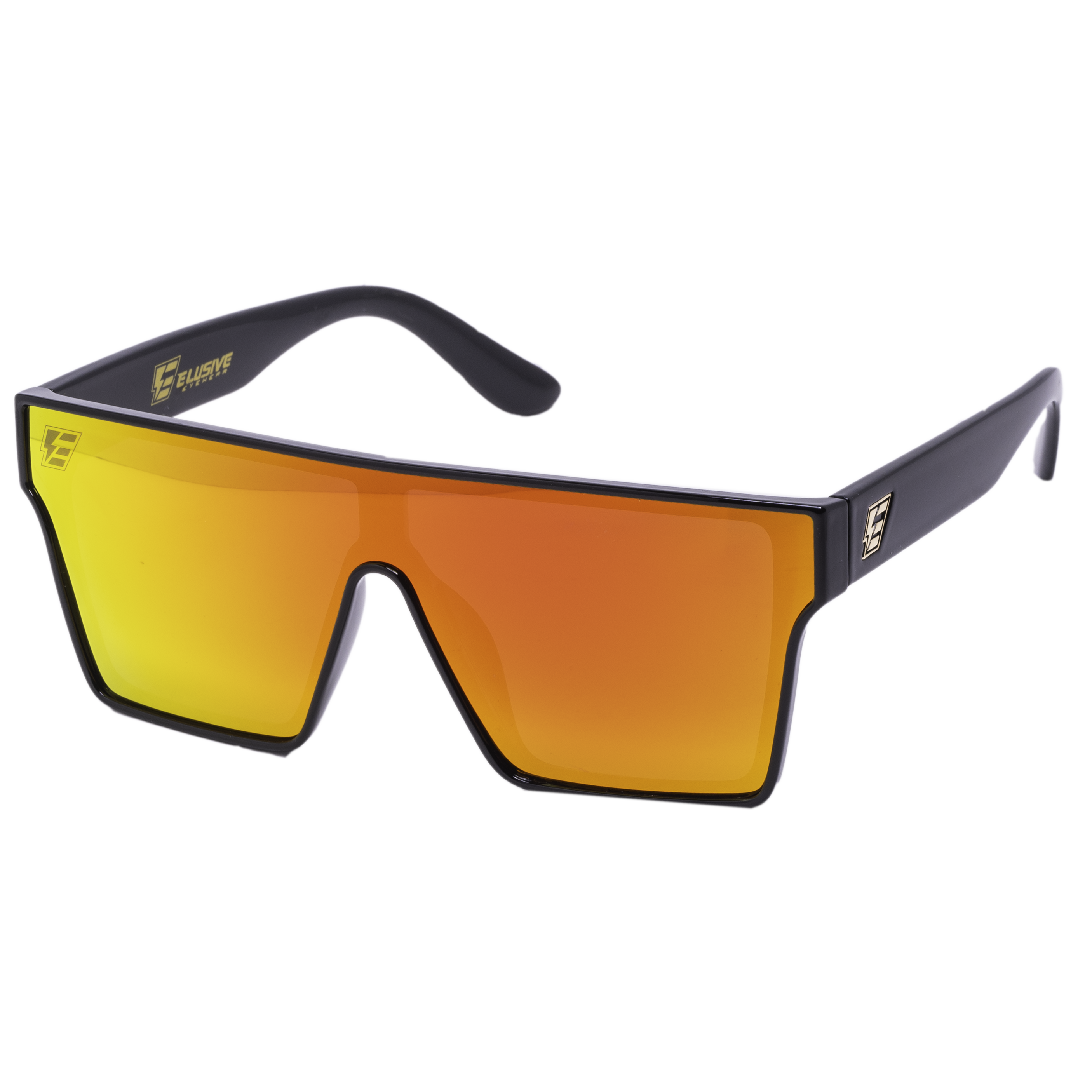 Voltage. Gloss Black/Sunset Revo Lens. Polarized
