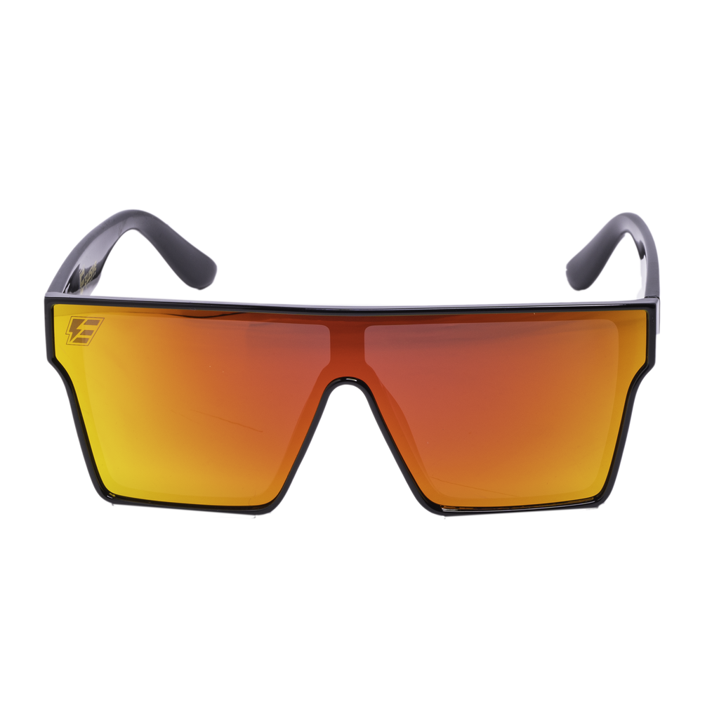 Voltage. Gloss Black/Sunset Revo Lens. Polarized