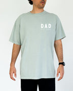 Dad Personalized est year Comfort Colors T Shirt (cali left chest)